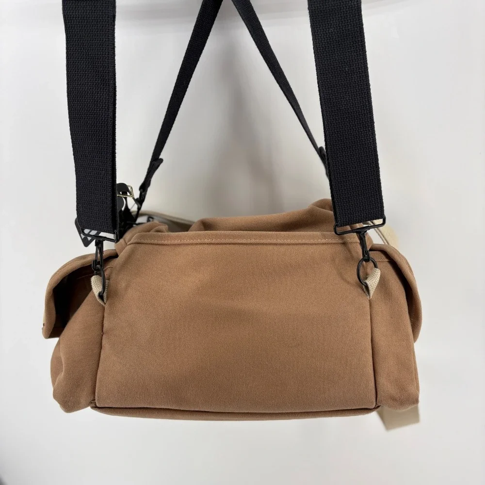 Domke F-2 Original Camera Bag Canvas Made in USA Padded Insert Shoulder Brown